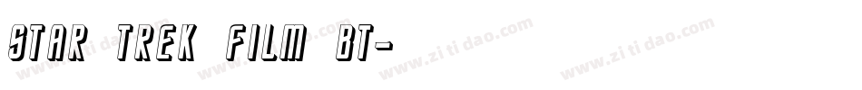 Star Trek Film BT字体转换